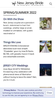 NJ Bride Mag android App screenshot 4